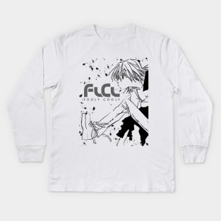 FLCL white Haruko Kids Long Sleeve T-Shirt